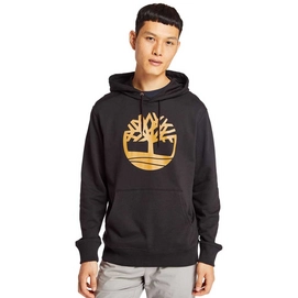 Hoodie Timberland Men Core Logo Tree Pullover Black Wheat Boot Outdoorsupply